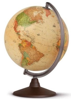 ESFERA COLEGIAL MARCO POLO COM LUZ E LUPA 30CM