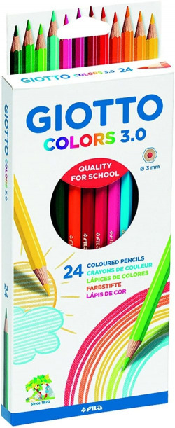 ESTOXO 24 LAPICES CORES GIOTTO COLORS 3.0