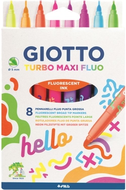 BLISTER 8 ROTULADORES MAXI FLUOR