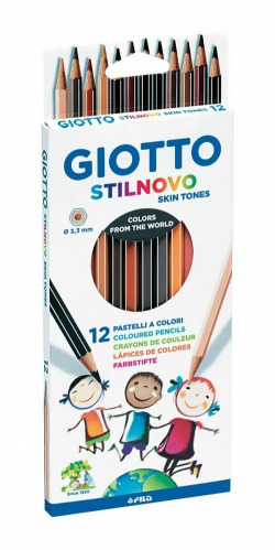 ESTUCHE DE 12 LAPICES DE COLORES GIOTTO SKIN TONES