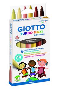 ESTOXO 6 ROTULADORES TURBO MAXI SKIN TONES