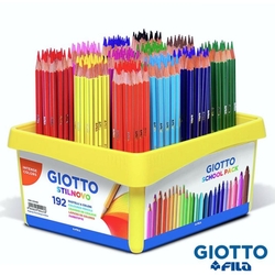 PACK 192 CRAYONS COULEURS GIOTTO STILNOVO