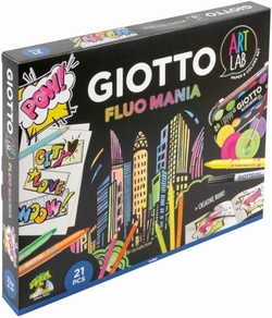 ART LAB FLUO MANIA CREATIVE SET