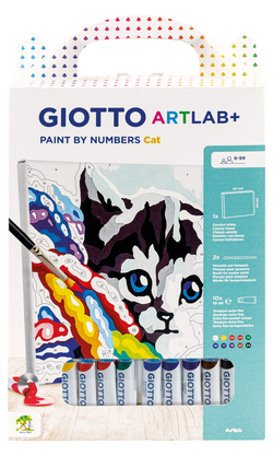 SET PINTAR POR NUMEROS GATO GIOTTO ARTLAB+