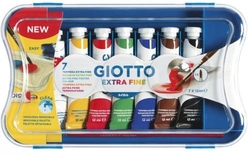 ESTOXO 7 TUBOS GOUACHE GIOTTO 12 ML CORES BASICOS