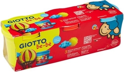 PACK 3 JARS SUPER CLAY TO PLAY BE-BE GIOTTO 220G
