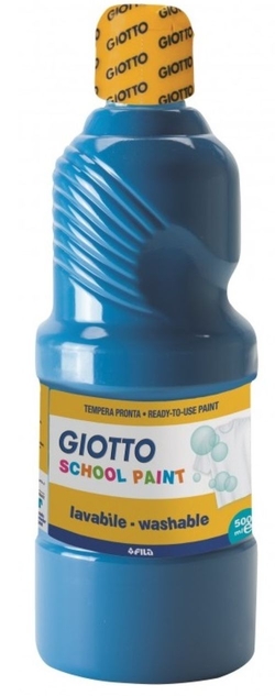 POT TEMPERA ESCOLAR GIOTTO 500ML BLAU CIAN