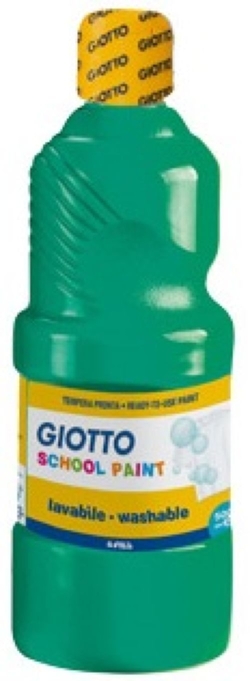 FRASCO TEMPERA ESCOLAR GIOTTO 500ML VERDE ESMERALDA