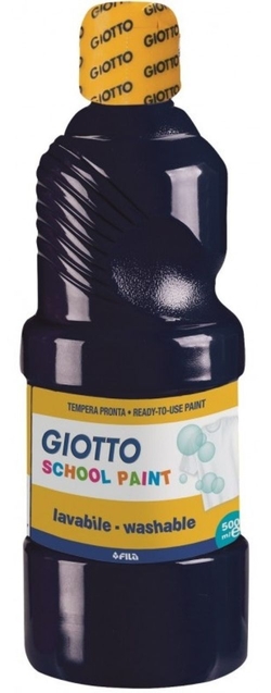FRASCO TEMPERA ESCOLAR GIOTTO 500ML PRETO