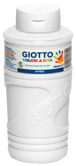 POT PEINTURE DOIGTS GIOTTO 750ML BLANC