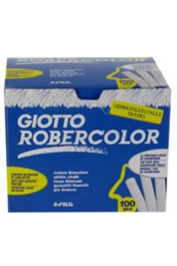 BOX OF 100 WHITE CHALK ROBERCOLOR