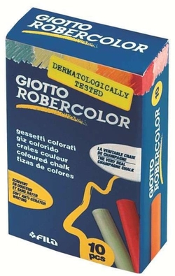 BOX OF 10 COLOR CHALK ROBERCOLOR