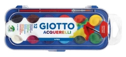 ESTOJO PLASTICO 12 AGUARELAS GIOTTO CORES SORTIDOS