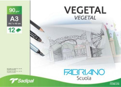 MINIPACK 12 FULLS PAPER VEGETAL A3 90G. FABRIANO