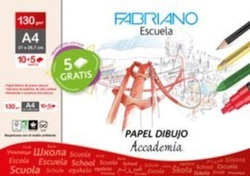 MINIPACK 10+5 LAMINAS DEBUXO FABRIANO A4 130G