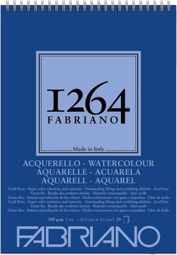 BLOC SPIRALE FABRIANO 1264 AQUARELLE A3 30H 300G. GF
