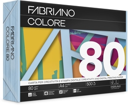 PAQUETE A4 500H 80G FABRIANO COLORE VERDE GUISANTE