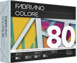BLOCO A4 500H 80G FABRIANO COLORE AZUL CLARO PASTEL