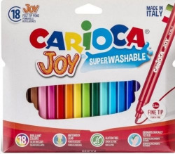 ESTUCHE 18 ROTULADORES CARIOCA JOY PUNTA FINA