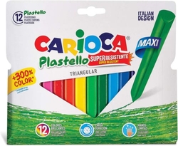 ESTOXO 12 PLASTICERA MAXI TRIANGULAR CARIOCA PLASTELLO
