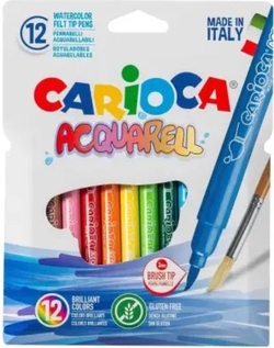 ESTOJO 12 MARCADORES CARIOCA ACQUARELL SUPERLAVÁBEIS