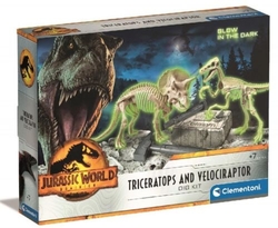 VELOCIRAPTOR Y TRICERATOPS JURASSIC WORLD