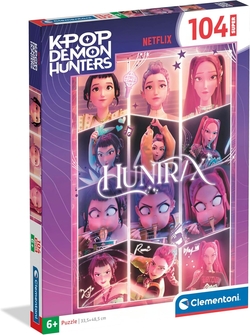 PUZZLE 140 PEÇAS SUPER KPOP DEMON HUNTERS 2