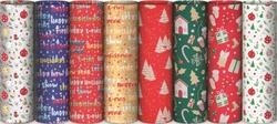 EXP 50 ROLLITOS PAPIER PRÉSENT NOËL FANTASIA 70X200CM SUR