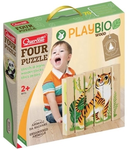 PLAYBIO PUZZLE 4 ANIMAIS SELVA 6 PEZAS