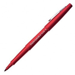 C/12 MARCADOR PAPER MATE FLAIR ORIGINAL COR VERMELHO