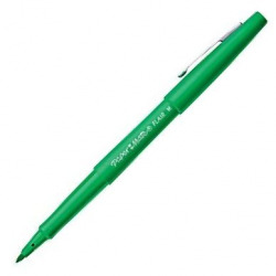 C/12 ROTULADOR PAPER MATE FLAIR ORIXINAL COR VERDE