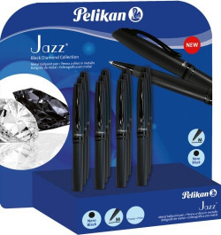 EXP 12 STYLO JAZZ BLACK DIAMOND COULEUR NOIR