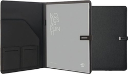 PORTE-DOCUMENTS A4 AVEC FERMETURE ÉCLAIR COULEUR NOIR SIMIL PEAU