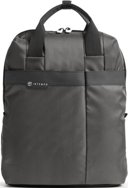 MOCHILA DOBLE ASA NEGRA 31X45X15 CM