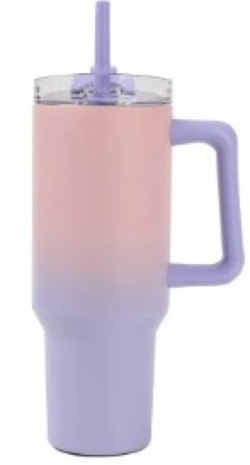 TAZA DE VIAGEM 1200 ML COR COR-DE-ROSA/ROXA SOMBREADO