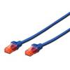Cable red ewent latiguillo rj45 utp cat6 1m azul