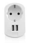 EWENT CARGADOR TABLET/ SMARTPHONE. 3.1A. 2 x USB. Con TOMA D