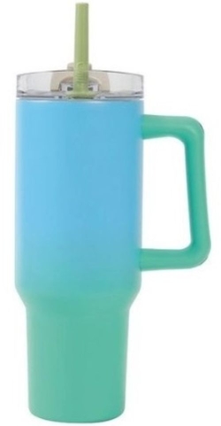 TAZA DE VOYAGE 1200 ML COULEUR VERT/BLEU SOMBREADO