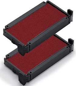JOGO/2 ALMOHADILLA PARA CARIMBO 4911 COR VERMELHO