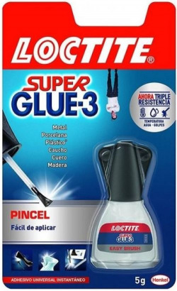 BLISTER POT SUPER GLUE-3 5G AMB PINCEL