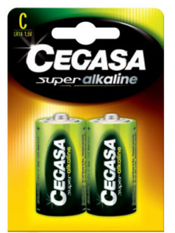 BLISTER 2 PILAS CEGASA SUPER ALC LR14