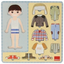 PUZZLE VESTIR NIÑO.(10 PZAS)