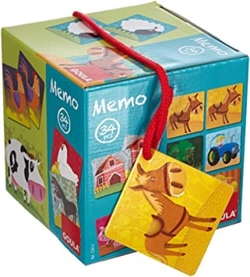 MEMO GRANJA.(34 PZAS).(MIS PRIMERS JUEGOS)