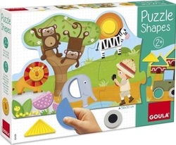 PUZZLE SHAPES FORMAS XEOMETRICAS SAFARI 19 PEZAS
