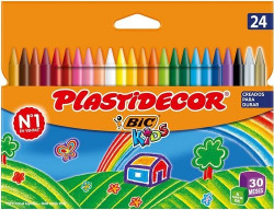ÉTUI 24 CRAYON DE CIRE PLASTIDECOR