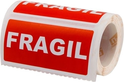 ROLO 200 ETIQUETAS FRAGIL 50X100MM APLI