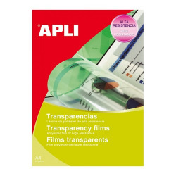 C/100 TRANSPARENCIAS FOTOCOPIADORA A4 UNA CARE 100 MICRAS