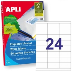 C/100 FOLHAS ETIQUETAS FT/IM 70X35 APLI CANTOS RECTOS