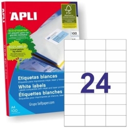 C/100 FEUILLES ETIQUETAS FT/IM 70X37 APLI CANTOS RECTOS