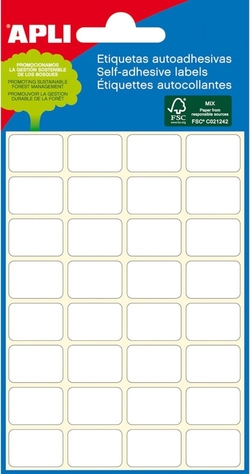MINI PACK OF STICKY LABLES 8X12 APLI CANTOS ROMOS
